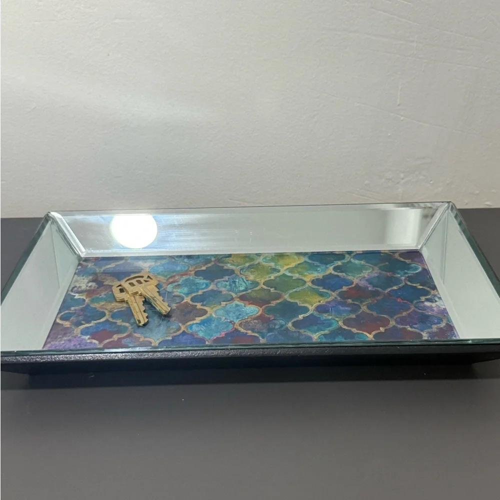 Elegant Multicolor Decorative Tray